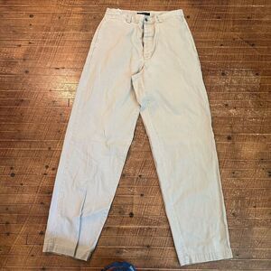 Banana Republic tan flat front business casual 32L chino pants